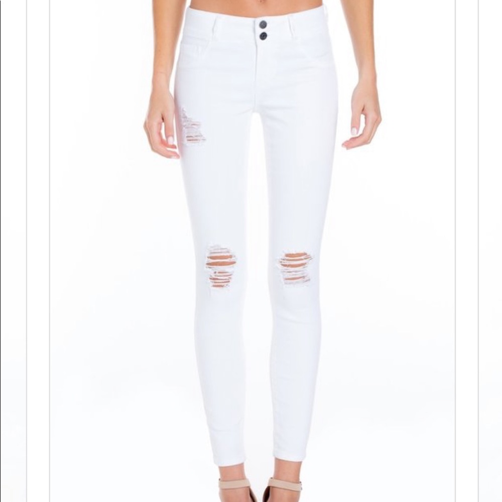 Cello Jeans stretch white skinny size 7